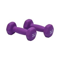Amazon Basics Neoprene Dumbbells, 3 lb Pair