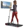 Sunny Health & Fitness Treadpad Walking Treadmill with Trekking Poles