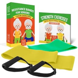 Healthy Seniors Chair Exercise Program with Bands and Handles