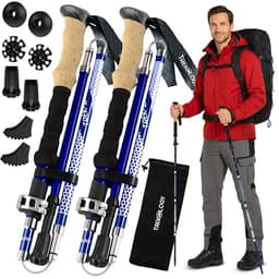 Trekology Trek-Z Folding Walking Poles, Pair