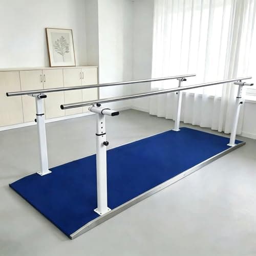 OQTUHWM Adjustable Parallel Bars with Non-Slip Base